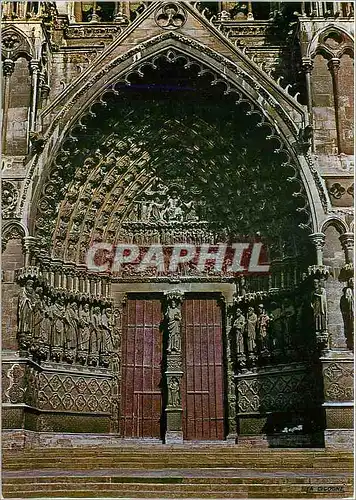 Cartes postales moderne Amiens Le Portail de la Cathedrale