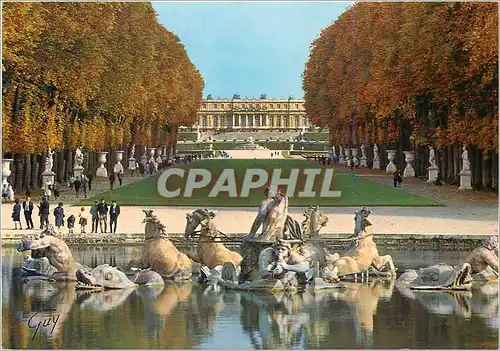 Cartes postales moderne Versailles et ses Merveilles Le Bassin d'Apollon le Tapis Vert