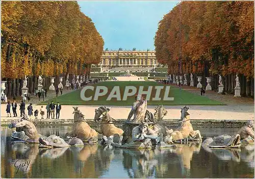 Moderne Karte Versailles et ses Merveilles Le Bassin d'Apollon le Tapis Vert