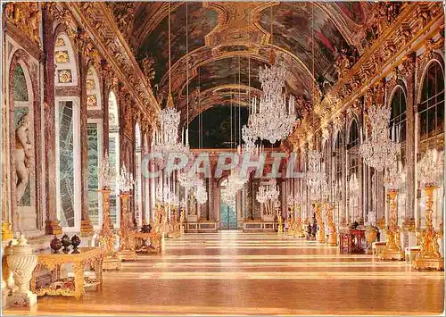 Cartes postales moderne Versailles La Galerie des Glaces