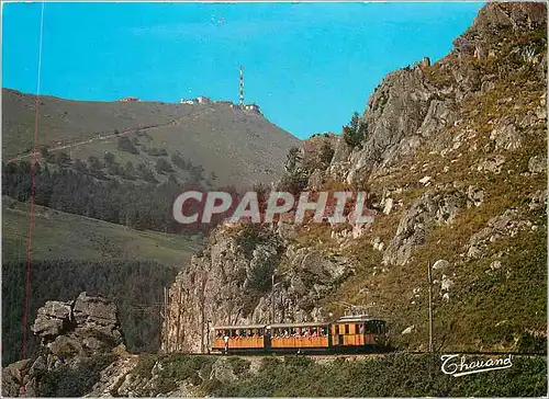 Moderne Karte La Rhune La Breche et le Funiculaire