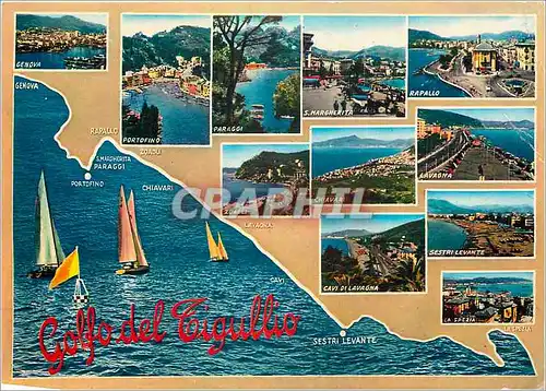 Cartes postales moderne Golfo del Tigullio