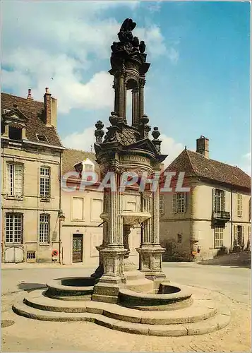Moderne Karte Autun Saone et Loire Fontaine Saint Lazare