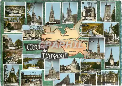 Cartes postales moderne Ciruit de l'Argoat