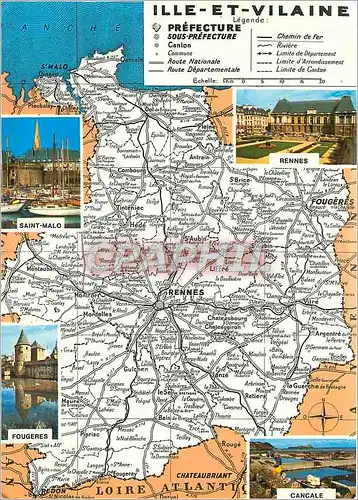 Cartes postales moderne Ille et Vilaine