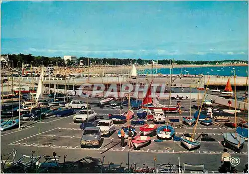 Cartes postales moderne Carnac Plage Morbihan La Base Nautique et la Grande Plage