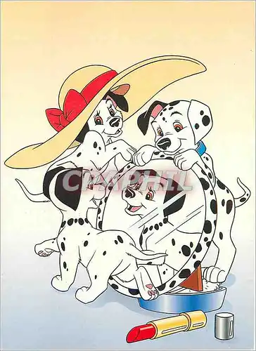 Cartes postales moderne Dalmatiens Walt Disney