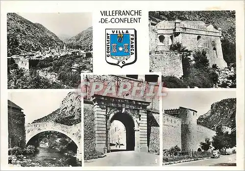 Moderne Karte Villefranche de Conflent