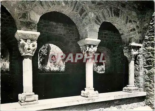 Moderne Karte Abbaye de St Martin du Canigou PO Le Cloitre