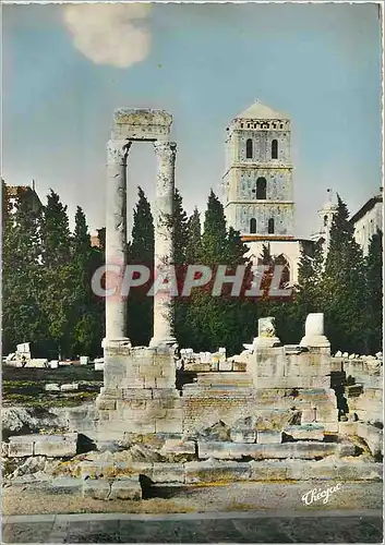 Moderne Karte Bouches du Rhone La Provence Arles sur Rhone