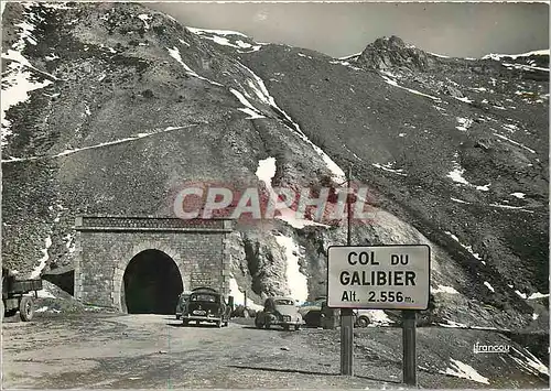 Moderne Karte Tunnel du Calibier et sentiers de la Table d'Orientation