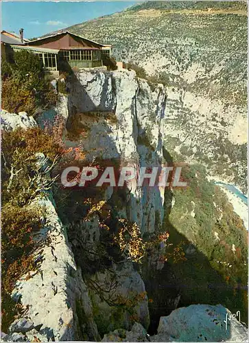 Cartes postales moderne Grand Canon du Verdon Var Falaise et restaurant des cavaliers