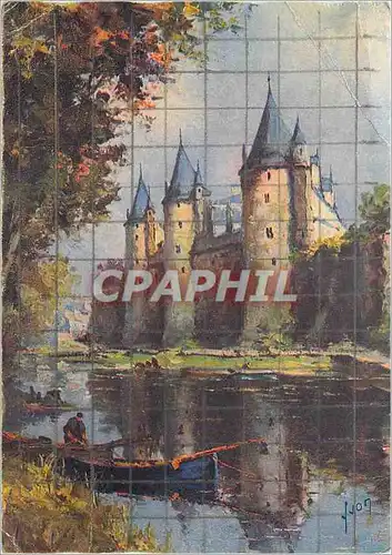 Cartes postales moderne Josselin Morbihan Les bords de l'Oust et le Chateau