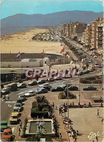 Moderne Karte La Cote Vermeille Canet Plage