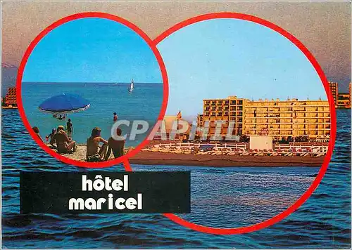 Moderne Karte Hotel Maricel Canet Plage en Roussillon