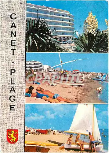 Cartes postales moderne Canet Plage