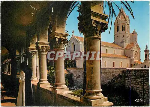 Cartes postales moderne Abbaye de ND de Lerins Ile Saint Honorat Cannes Le Nouveau Cloitre