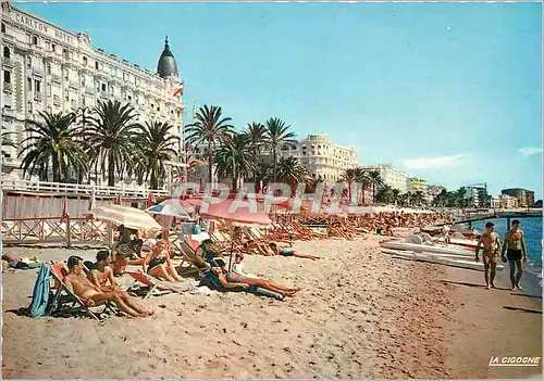 Moderne Karte Cannes La Plage