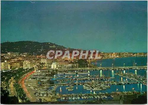 Cartes postales moderne Cannes Le Port et la Croisette