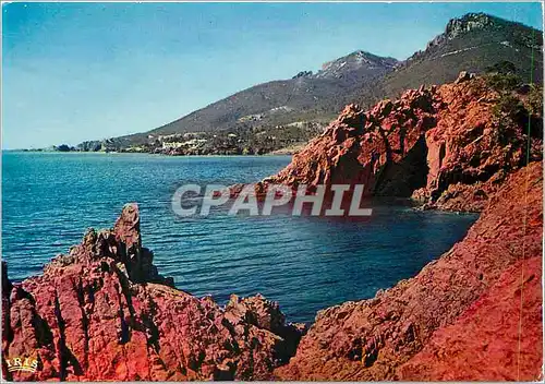 Cartes postales moderne La Corniche d'Or Les Rochers Rouges