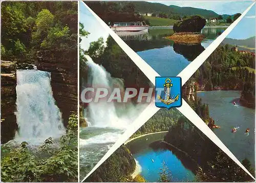 Cartes postales moderne Villers Le Lac Frontiere Franco Suisse Bassins du Doubs