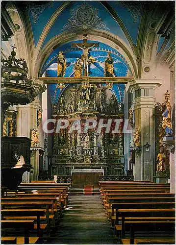 Moderne Karte Peisey Nancroix Savoie L'Interieur de l'Eglise