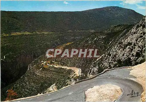 Cartes postales moderne Les Gorges Pittoresques du Verdon Route des Cretes surplombant le Grand Canyon