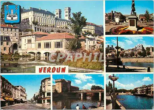 Cartes postales moderne Verdun Meuse Les Tours de la Cathedrale et l'Eveche