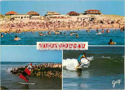 Cartes postales moderne La Plage de l'Ocean Vieux Boucau Surf