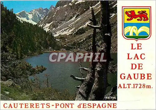 Cartes postales moderne Le Lac de Gaube Cauterets Pont d'Espagne