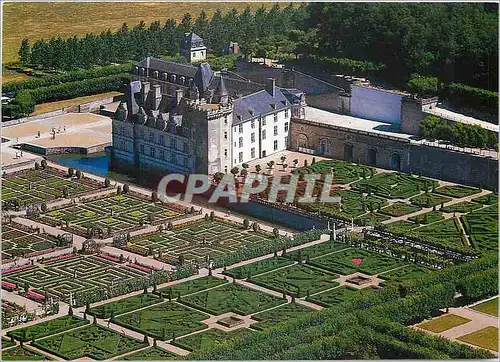 Cartes postales moderne Villandry Indre et Loire Le Chateau les Jardins de buis