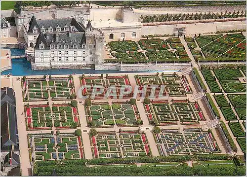 Moderne Karte Les Chateaux de la Loire Le Chateau de Villandry