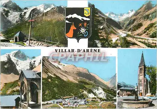 Moderne Karte Villar d'Arenne Htes Alpes