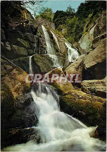 Moderne Karte Environs de Villecomtal La Cascade de Polissal