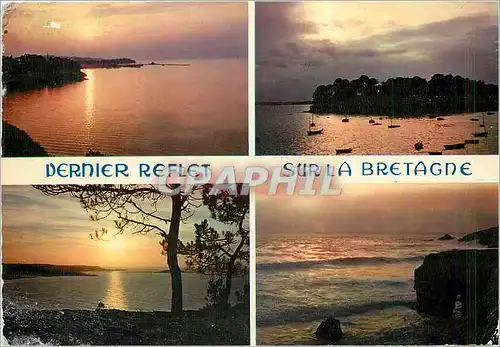 Cartes postales moderne Dernier Reflet sur La Bretagne