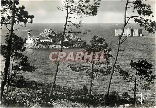 Cartes postales moderne Carantec Finistere L'Ile Louet et le Chateau du Taureau