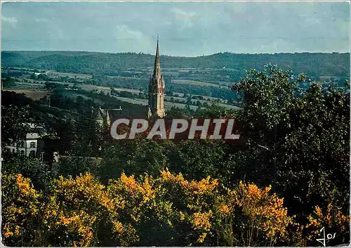 Cartes postales moderne Chateauneuf du Faou Finistere Notre Dame des Portes et les Montagnes Noires