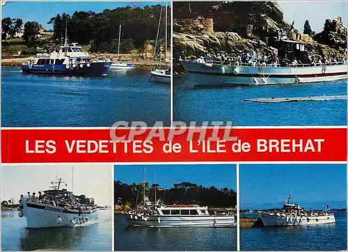 Cartes postales moderne Les Vedettes de l'Ile de Brehat Bateaux