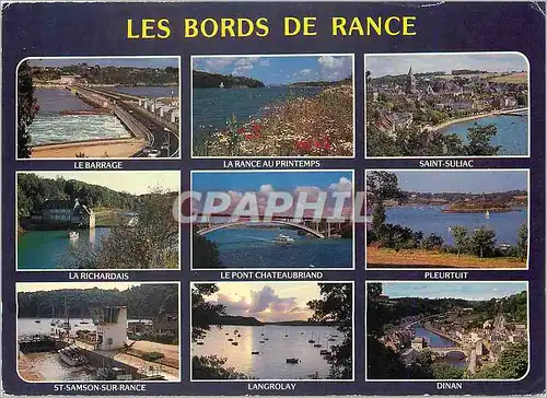 Moderne Karte Les Bords de Rance