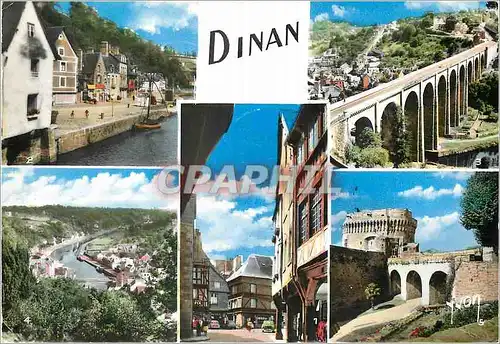 Cartes postales moderne Dinan Cotes du Nord Place de Lapport