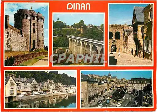 Cartes postales moderne Dinan Le Chateau le Viaduc