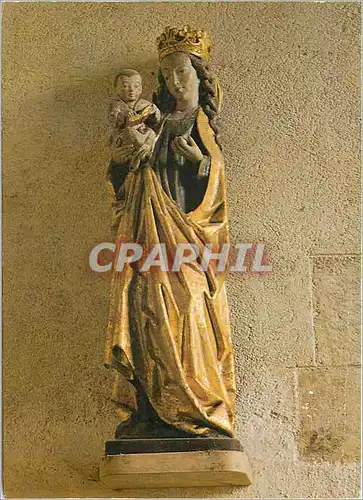 Moderne Karte Le Faouet La Chapelle Saint Fiacre Vierge a l'Enfant
