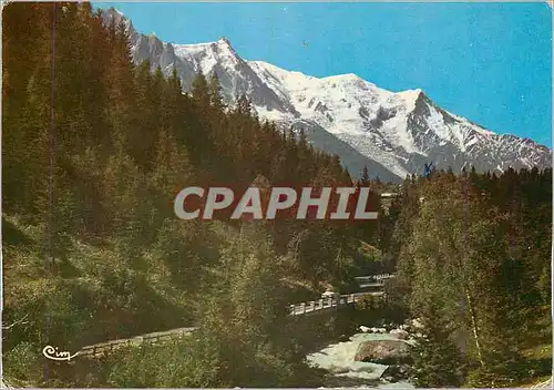 Cartes postales moderne Chamonix Mont Blanc Hte Savoie Panorama sur la Chaine du Mont Blanc