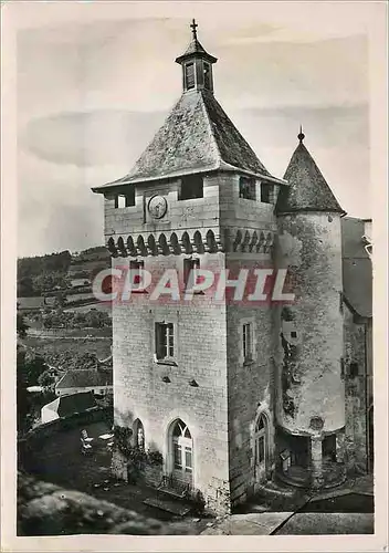 Moderne Karte Chastellux Yonne Le Chateau Tour de l'Horloge