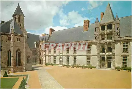 Moderne Karte Chateau de Chateaudun Eure et Loir La cour d'Honneur