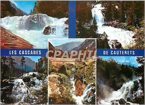 Moderne Karte Les Cascades de Cauterets