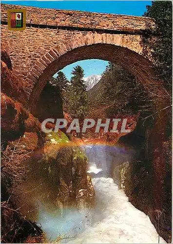 Cartes postales moderne Haute Pyrenees Cauterets Le Pont d'Espagne