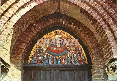 Moderne Karte Cayeux sur Mer Somme Fronton de la Chapelle du Marin