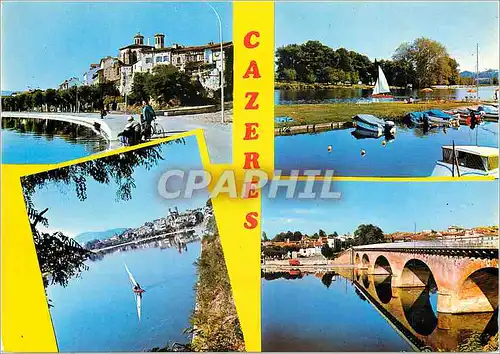 Cartes postales moderne Cazeres Les bords de la Garonne et la base nautique