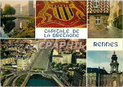 Cartes postales moderne Capitale de La Bretagne Rennes